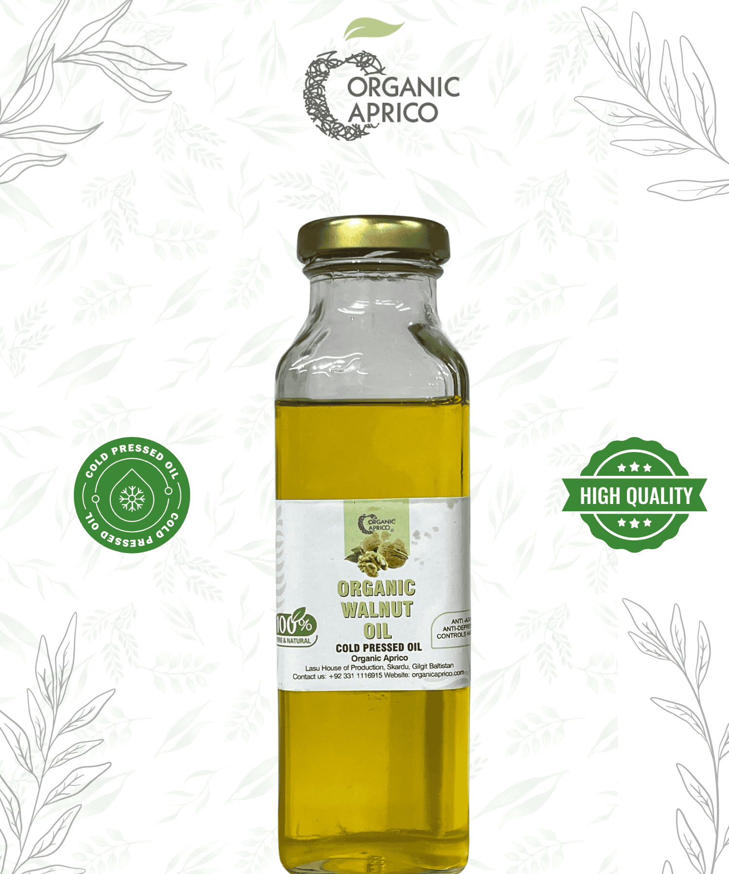 Walnut Oil Cold Pressed 