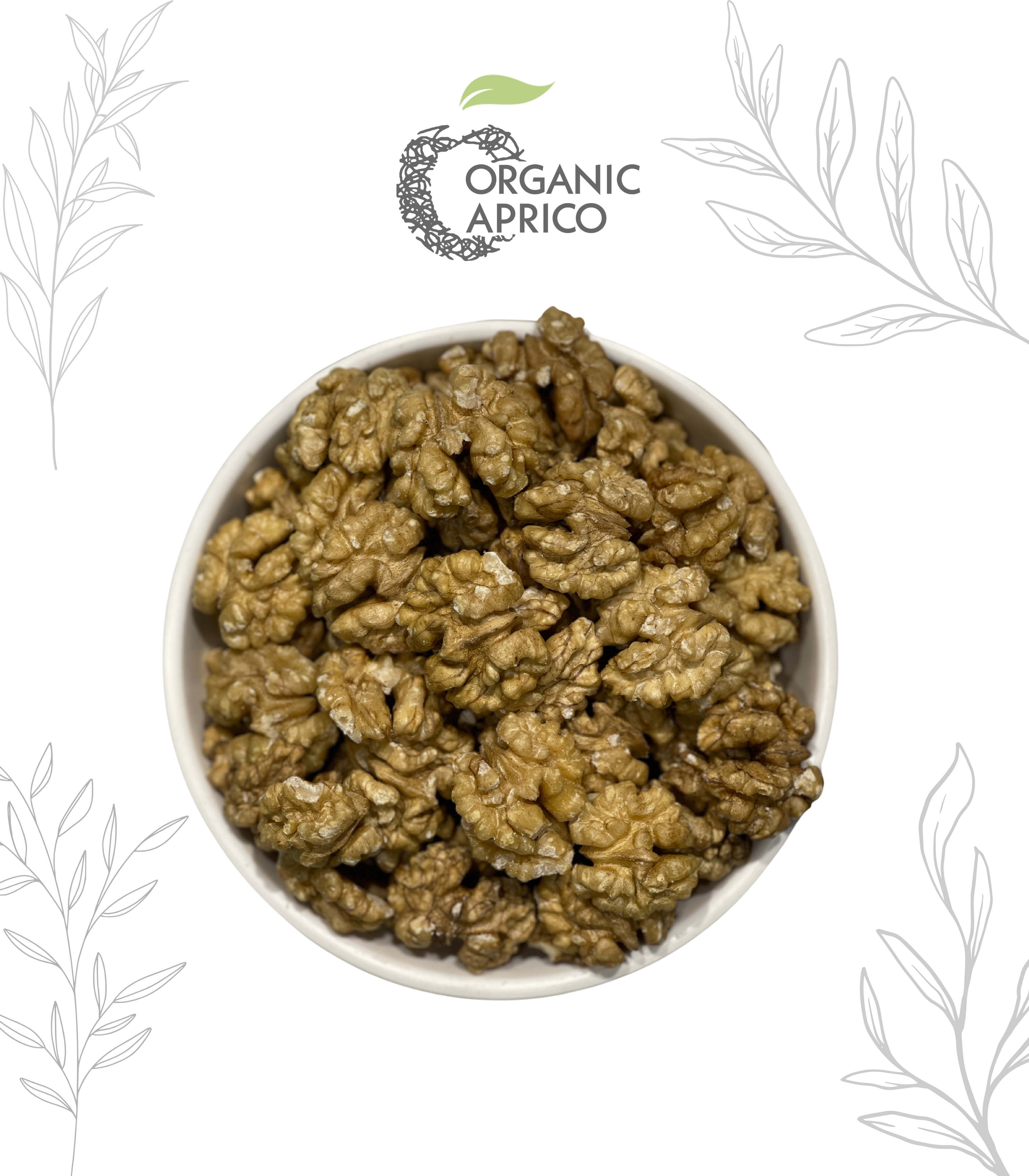 Organic Walnuts Without Shell