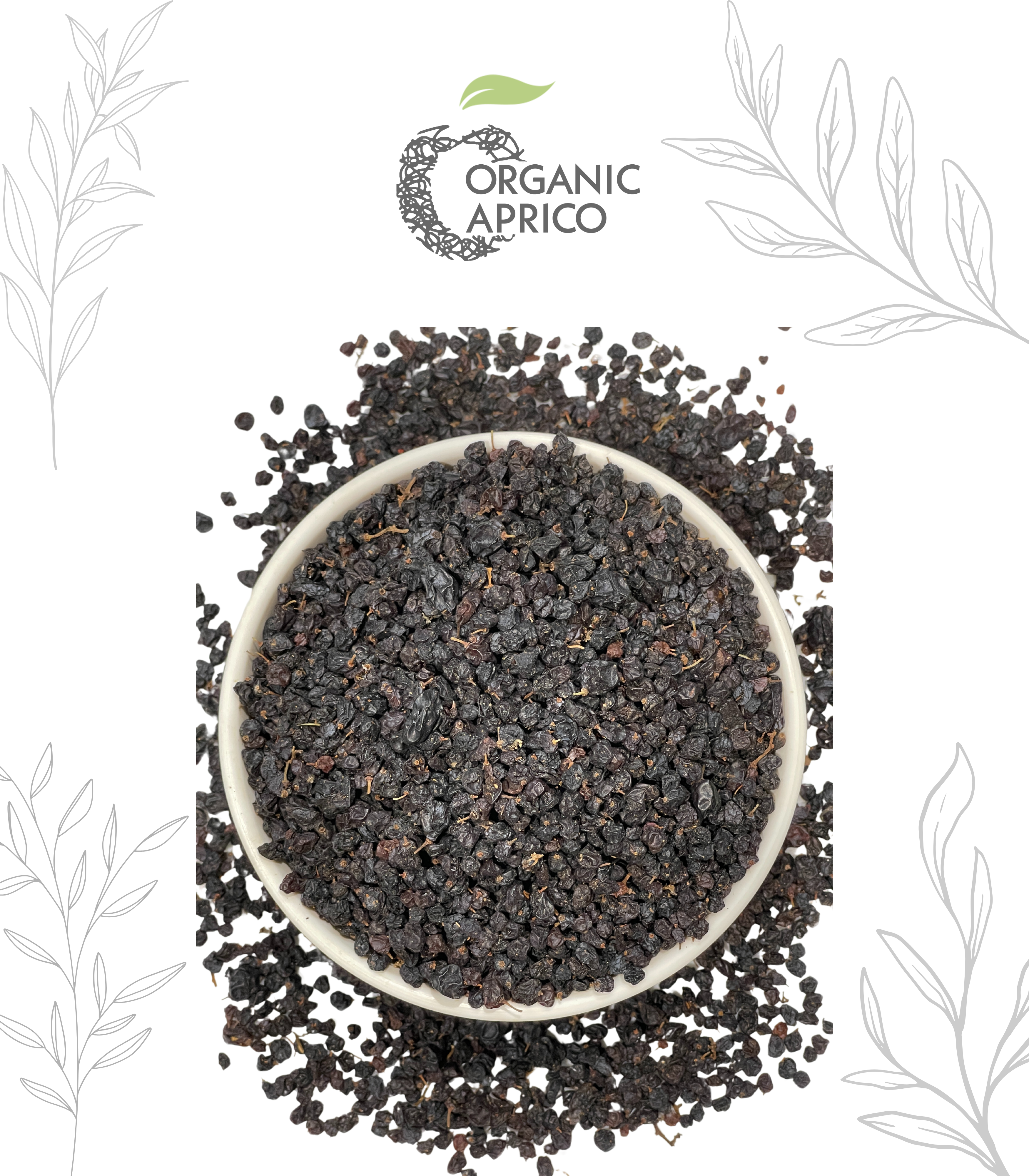 Sun Dried Zarshak Shireen (Black Barberries) 100% Wild and Pure