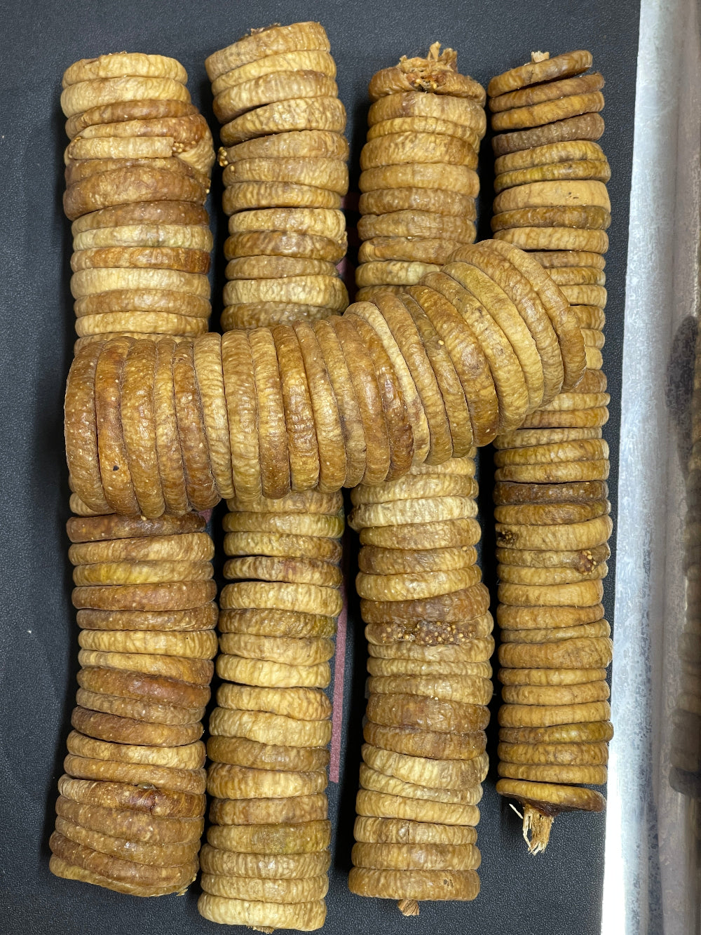 This Picture shows pile of Dried Figs