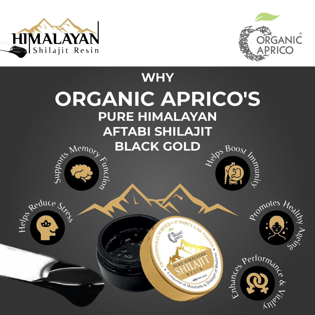 Best Shilajit Why to choose organic Aprico