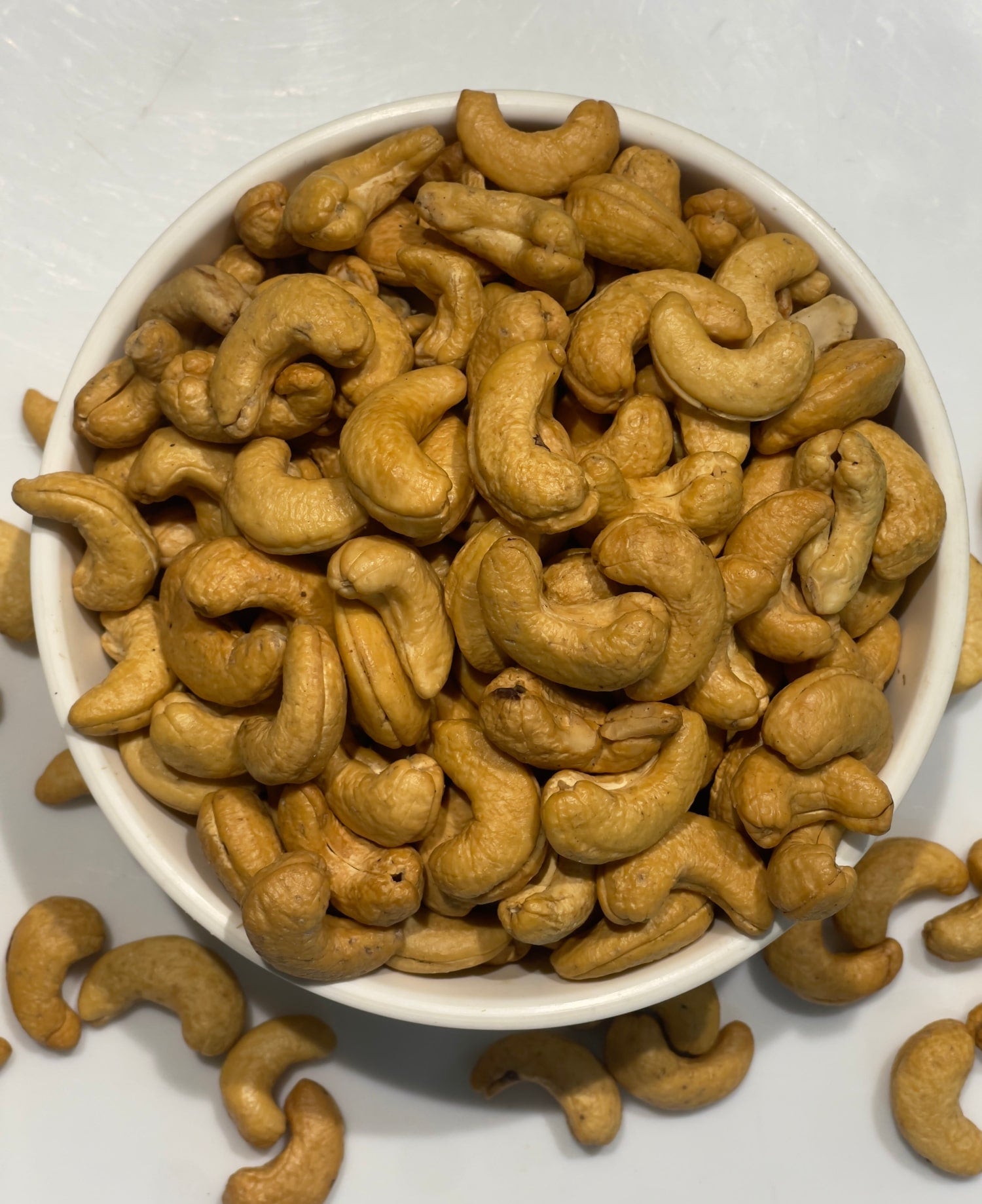 Cashew nuts (kaju) Close up