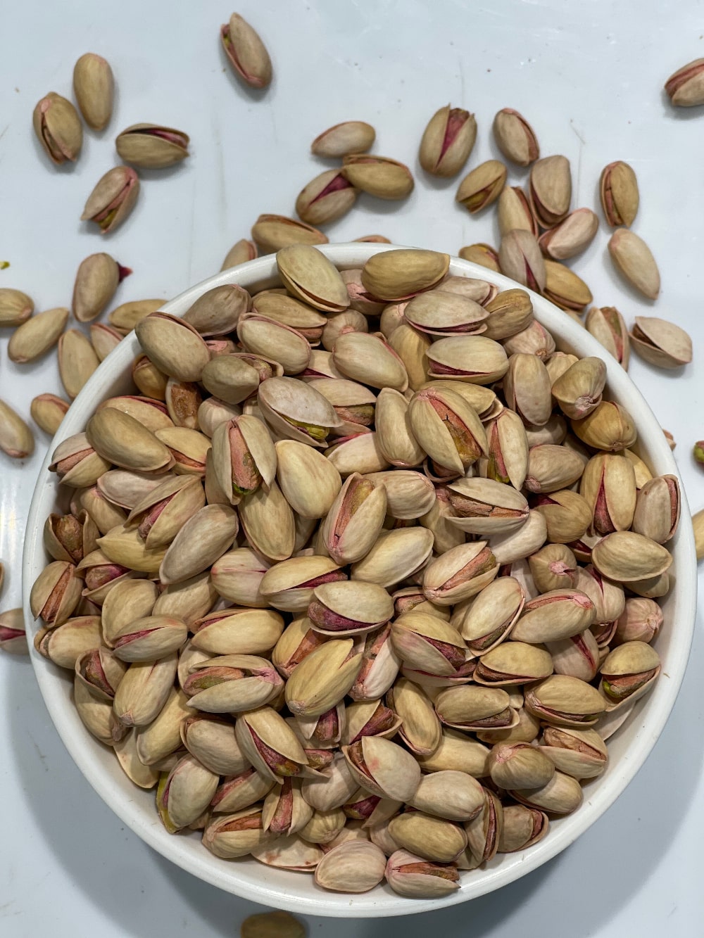 Pistachio dry fruits close up