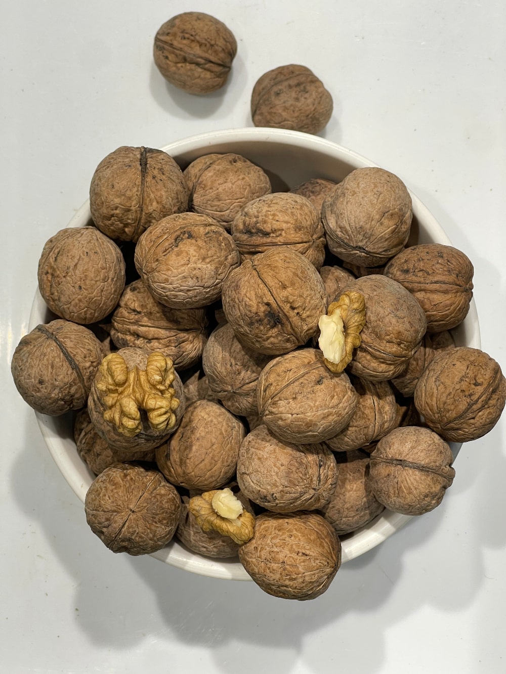 Walnuts (Akhrot) Kagzi close up