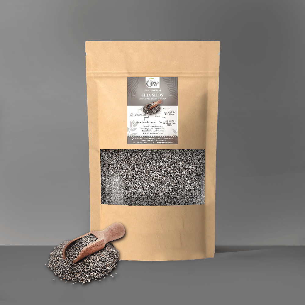 Chia Seeds Mockup