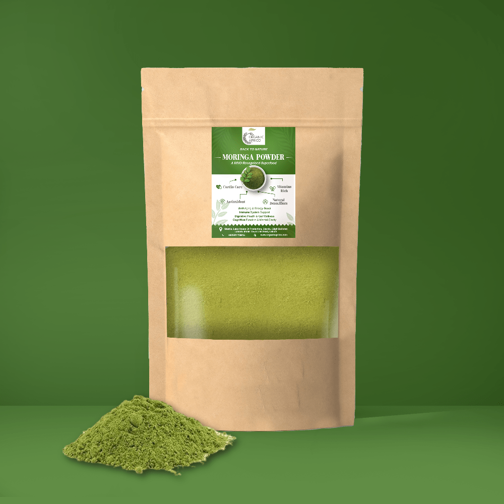 Moringa Powder Mockup