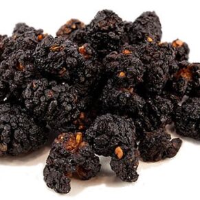 Black Mulberries Sun Dried
