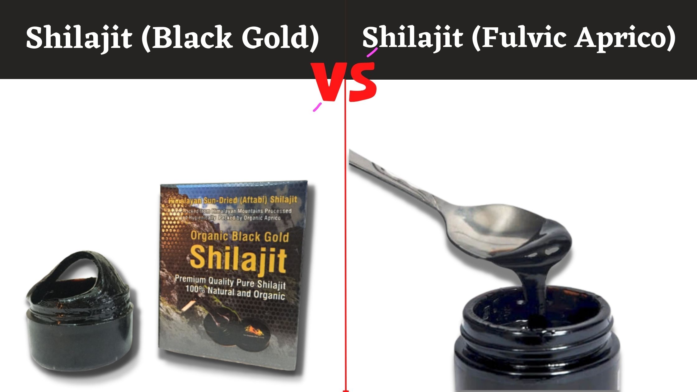 Which Shilajit to buy? Himalayan Shilajit black gold vs Gilgit Baltistan Original Shilajeet